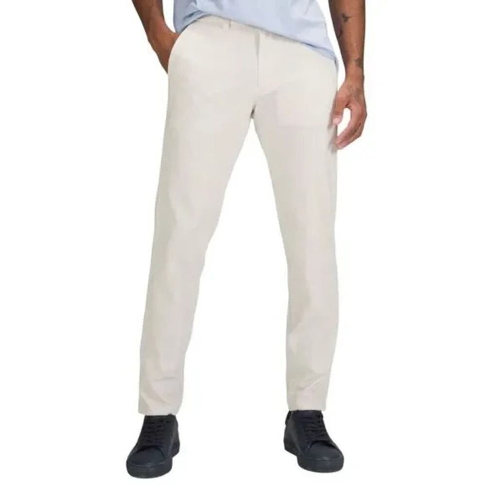 Lululemon Commission Slim-Fit Pant 32" *Ventlight White Opal size 30 - Picture 7 of 8